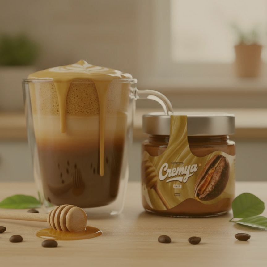 Latte miel-café ultra crémeux — Le réveil tout en douceur !