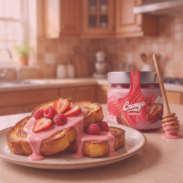 Pain perdu fraise-framboise — La douceur fondante !