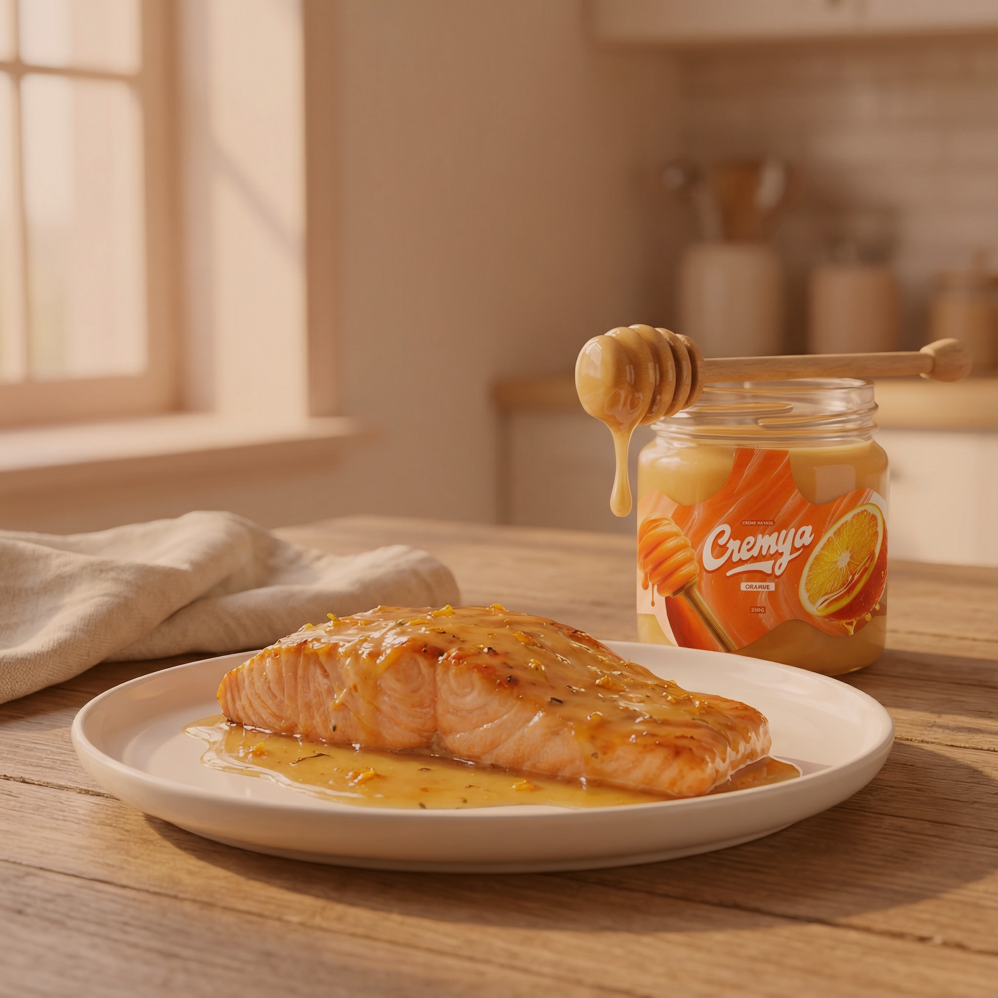 Saumon laqué au miel-orange - Le sucré-salé qui en met plein la bouche !