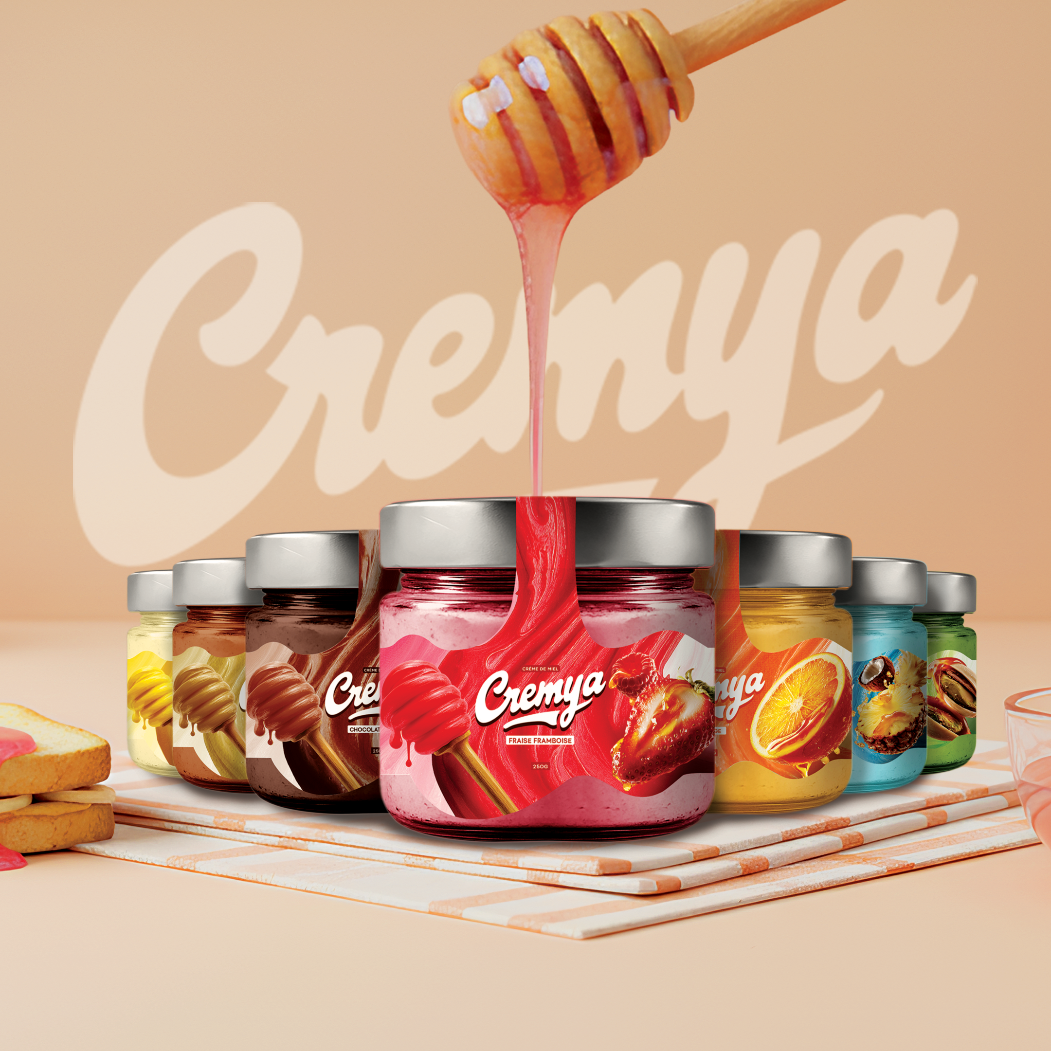 Crème de miel onctueuse – Cremya